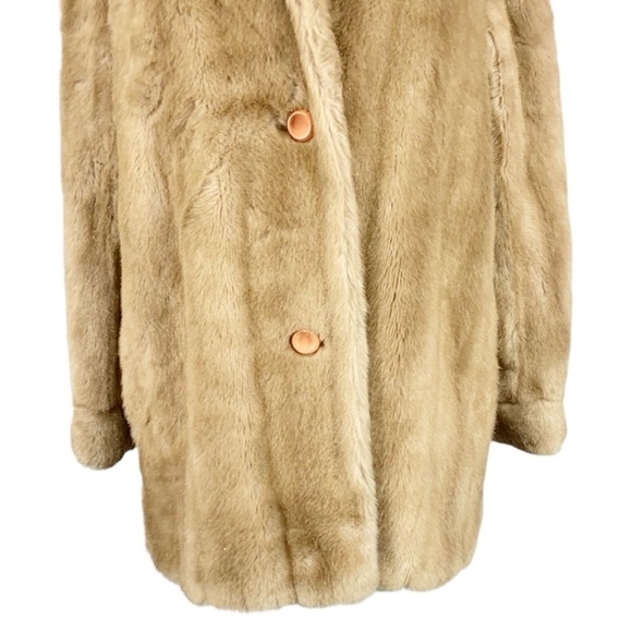 Vintage Dubrowsky & Joseph Faux Fur Coat Size Large - Picture 6 of 12